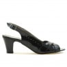 Damensandalen 1204 schwarzer Lack