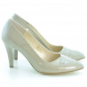 Damen Elegantschuhe 1231 Lack Beige
