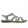 Damensandalen 595 grau