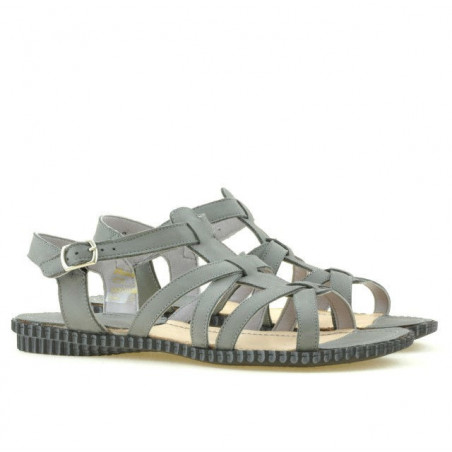 Damensandalen 595 grau