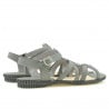 Damensandalen 595 grau