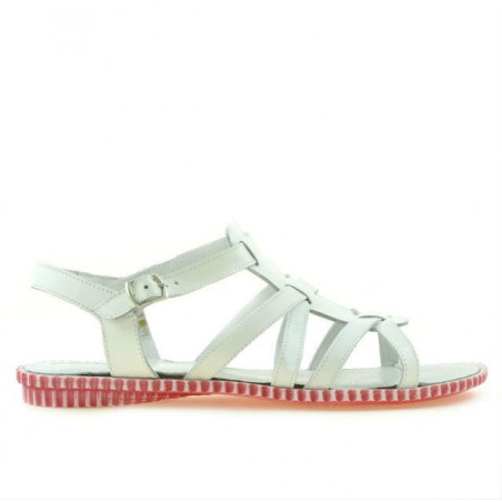 Damensandalen 595 weiß