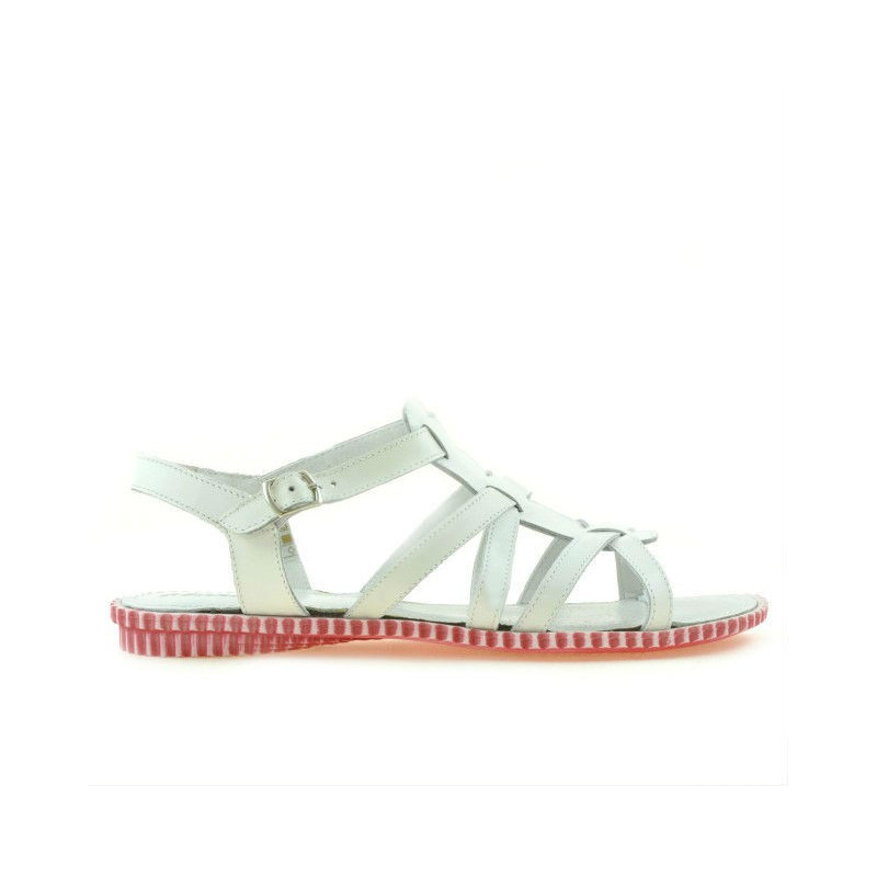Damensandalen 595 weiß