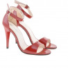 Damen Sandalen 1238 Lack Rot