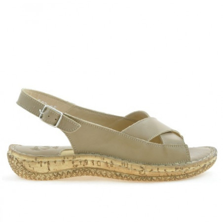 Damensandalen 507 Sandfarbe