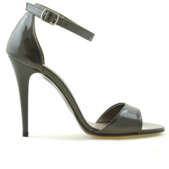 Damen Sandalen 1238 Lack braun Perlmutt Damen Sandalen 1238 Lack braun Perlmutt
