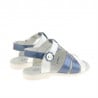 Kleinkindersandalen 18c Lack Indigo+Weiß