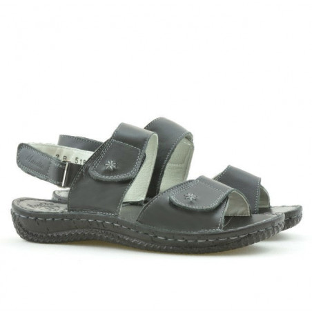 Damensandalen 518 Schwarz