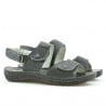 Damensandalen 518 Schwarz