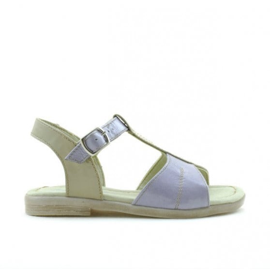 Kleinkinder Sandalen 40c Lack lila+beige Kleinkinder Sandalen 40c Lack lila+beige