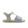 Kleinkinder Sandalen 40c Lack lila+beige