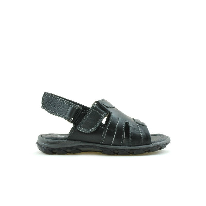 Kleinkind-Sandalen 41c schwarz+grau