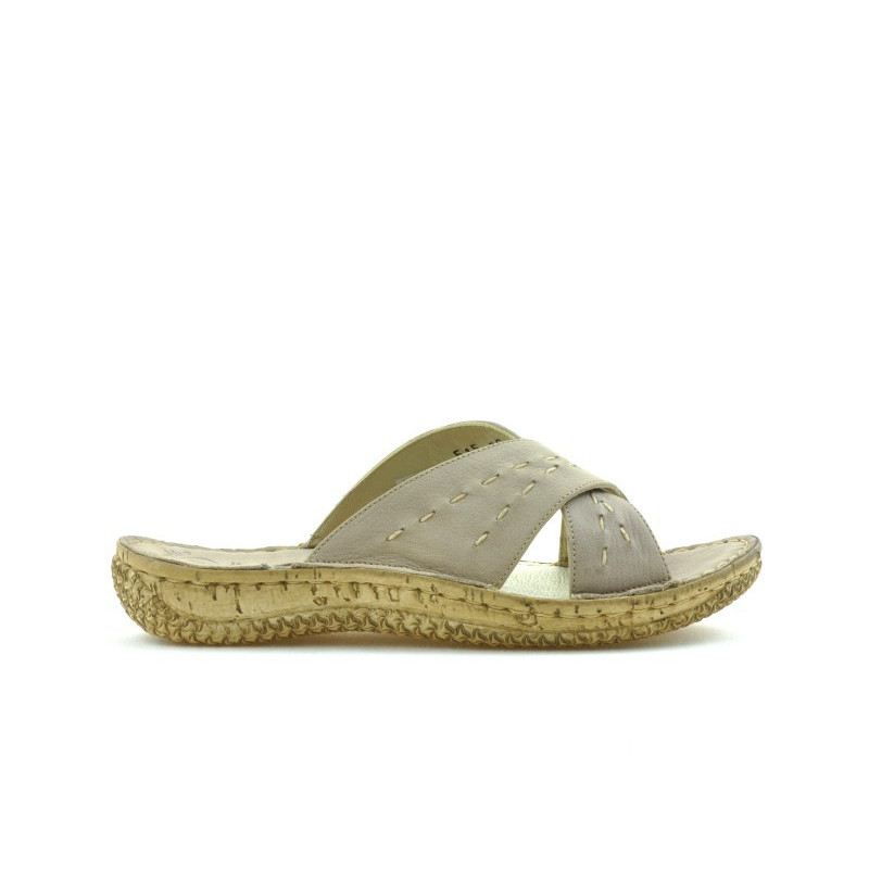 Damensandalen 515 Sandfarbe