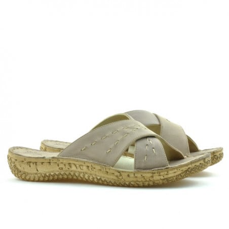 Damensandalen 515 Sandfarbe