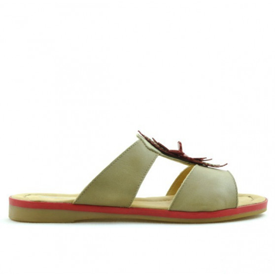 Damen Sandalen 5008 braun+rot Damen Sandalen 5008 braun+rot