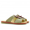 Damen Sandalen 5008 braun+rot