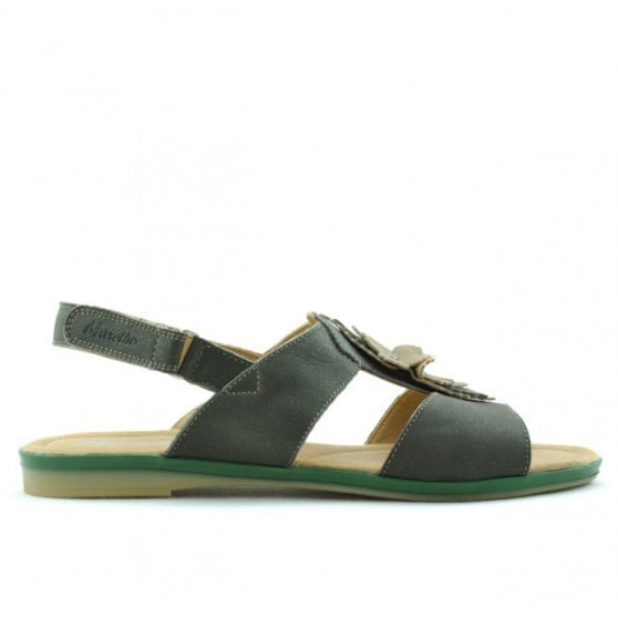 Damensandalen 5009 grün perlmutt Damensandalen 5009 grün perlmutt