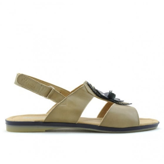 Damen Sandalen 5009 braun+indigo Damen Sandalen 5009 braun+indigo