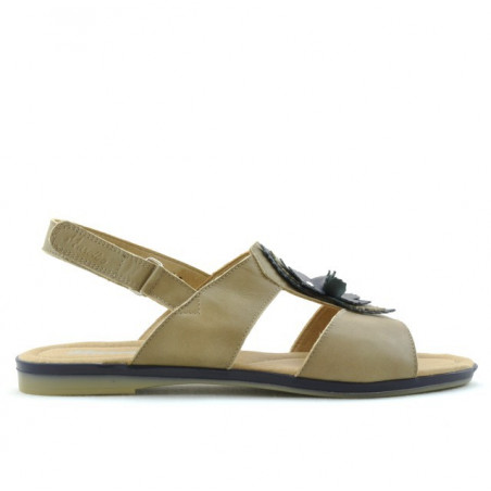 Damen Sandalen 5009 braun+indigo
