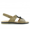 Damen Sandalen 5009 braun+indigo