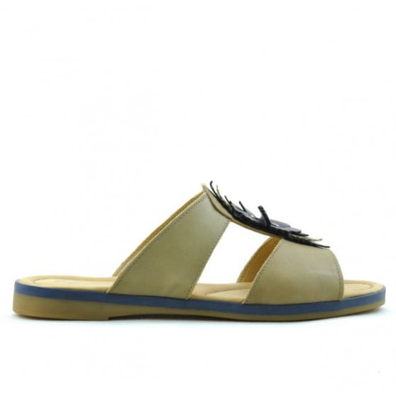 Damensandalen 5008 Braun+Indigo Damensandalen 5008 Braun+Indigo