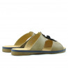 Damensandalen 5008 Braun+Indigo