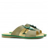 Damensandalen 5008 braun+grün
