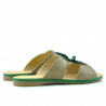 Damensandalen 5008 braun+grün