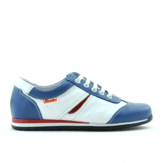Kinderschuhe 136 blau+weiß Kinderschuhe 136 blau+weiß