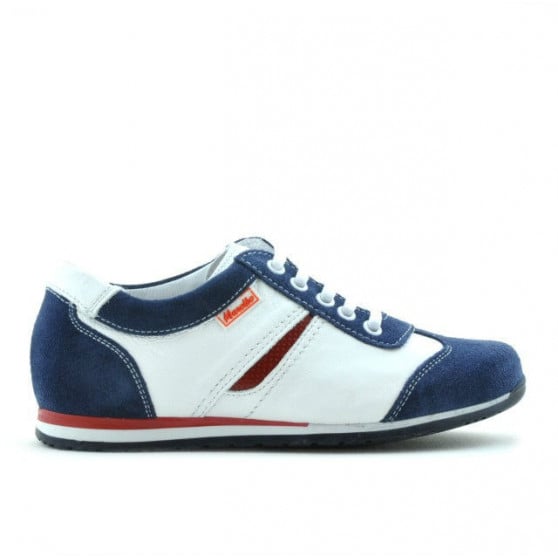 Kinderschuhe 136 Indigo Velours+Weiß Kinderschuhe 136 Indigo Velours+Weiß