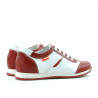 Kinderschuhe 136 rot+weiß