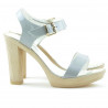 Damen Sandalen 5022 Lack Grau
