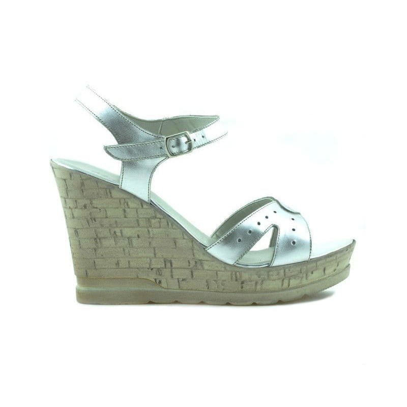 Damensandalen 5021 silber
