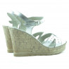Damensandalen 5021 silber