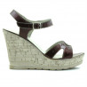 Damensandalen 5021 Lack Bordeaux