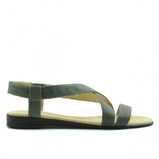 Damen Sandalen 5010 khaki perlglanz Damen Sandalen 5010 khaki perlglanz