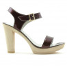 Damen Sandalen 5022 Lack Bordeaux
