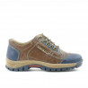 Kinderschuhe 137 Indigo+Braun