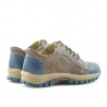 Kinderschuhe 137 Indigo+Braun