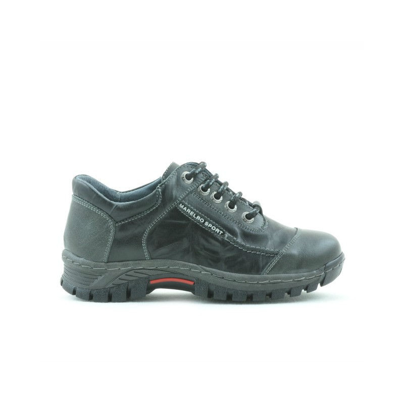 Kinderschuhe 137 schwarz+grau