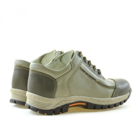 Kinderschuhe 137 khaki+beige
