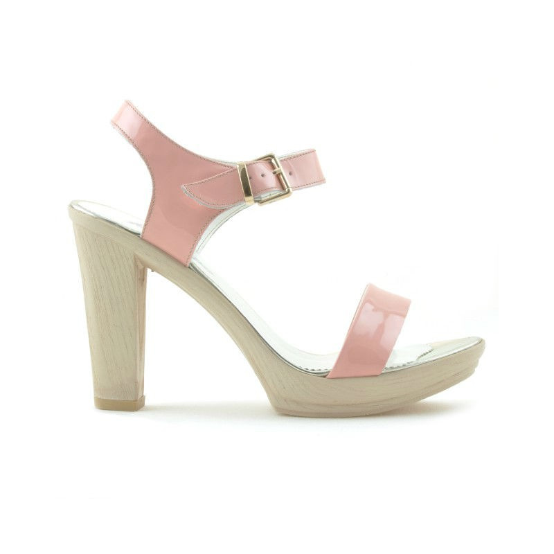 Damen Sandalen 5022 Lack Rosa