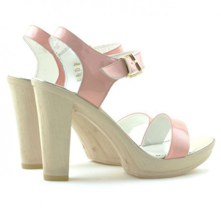 Damen Sandalen 5022 Lack Rosa