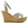 Damen Sandalen 5017 Lack Nude