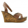 Damensandalen 5017 in Perlmuttbraun
