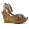Damensandalen 5017 in Perlmuttbraun