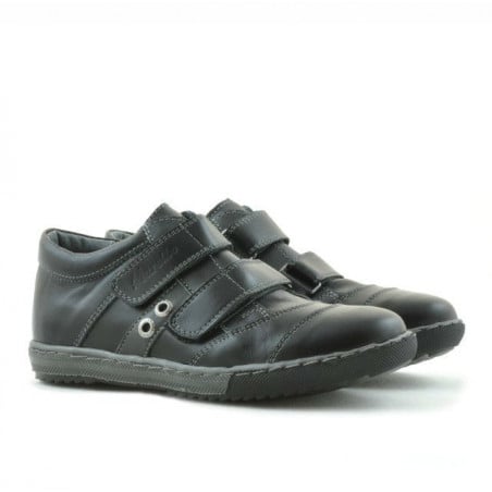 Kinderschuhe 134 schwarz+grau