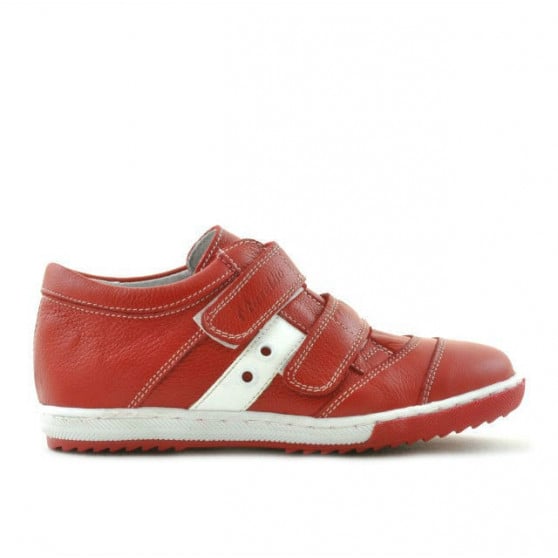 Kinderschuhe 134 rot+weiß Kinderschuhe 134 rot+weiß