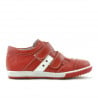 Kinderschuhe 134 rot+weiß