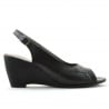 Damensandalen 599 schwarz